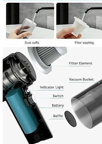 Wireless Portable Air Duster Vacuum Cleaner